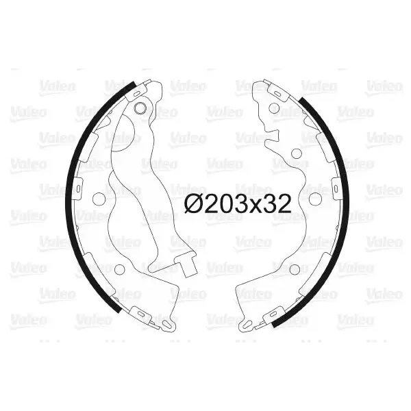Valeo Arka Fren Balatası – 564132 / OEM 583051GA00