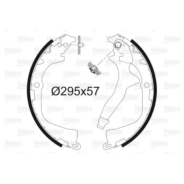 Valeo Arka Fren Balatası – 564148 / OEM 2H0698525