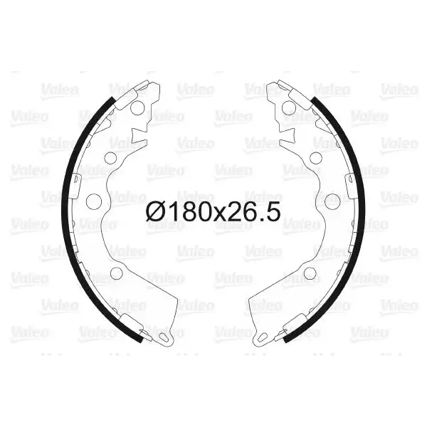 Valeo Arka Fren Balatası – 564152 / OEM 583501YA00