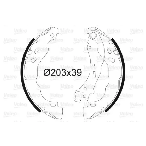 Valeo Arka Fren Balatası – 564157 / OEM 1609066080 ürün görseli