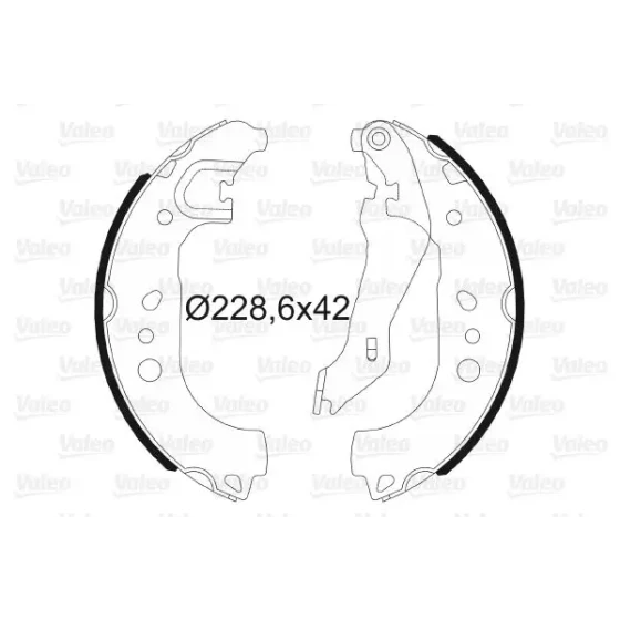 Valeo Arka Fren Balatası – 564192 / OEM 6R0698525B ürün görseli