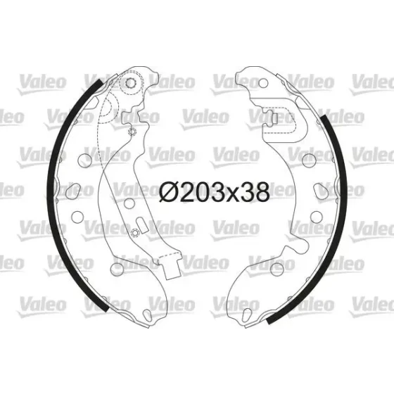 Valeo Arka Fren Balatası – 564209 / OEM A4534230100 ürün görseli