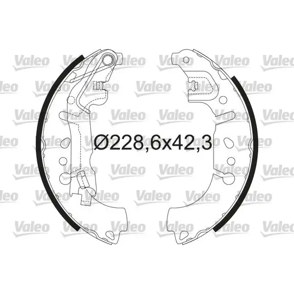 Valeo Arka Fren Balatası – 564214 / OEM 77367099