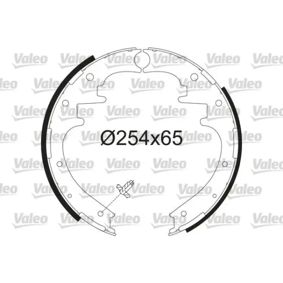 Valeo Arka Fren Balatası – 564236 / OEM 6M342200BA ürün görseli
