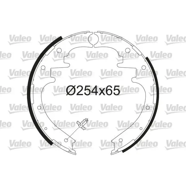 Valeo Arka Fren Balatası – 564236 / OEM 6M342200BA