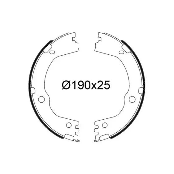 Valeo Arka Fren Balatası – 564259 / OEM 58305D3A00 ürün görseli