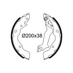 Valeo Arka Fren Balatası – 564286 / OEM 583502KA00