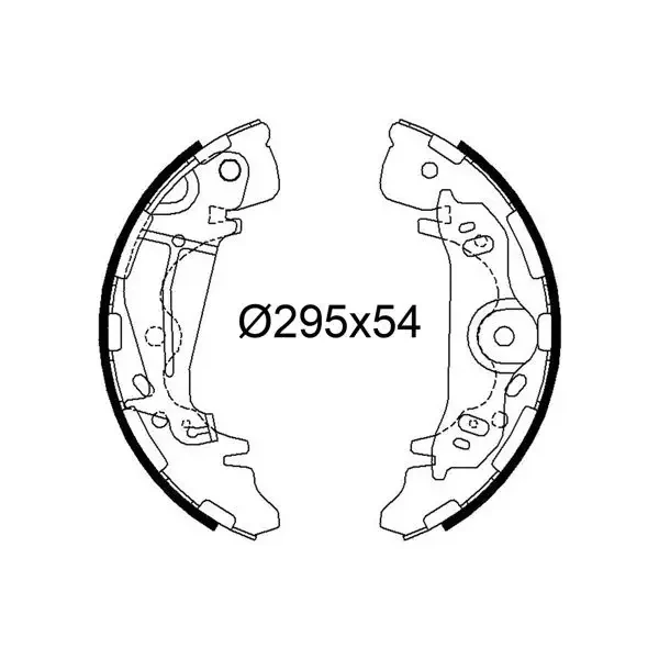 Valeo Arka Fren Balatası – 564312 / OEM 583054AA30