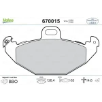 Valeo Arka Fren Balatası – 670015 / OEM 8671005932