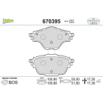 Valeo Arka Fren Balatası – 670395
