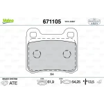 Valeo Arka Fren Balatası – 671105