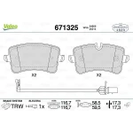 Valeo Arka Fren Balatası – 671325