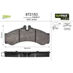 Valeo Arka Fren Balatası – 872153