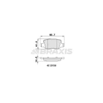 Braxis Arka Fren Balatası – AA0047