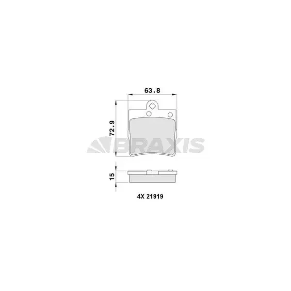 Braxis Arka Fren Balatası – AA0053