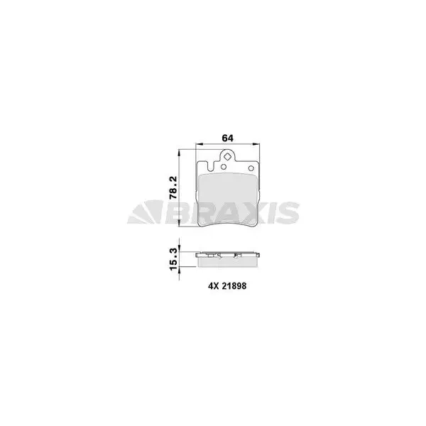 Braxis Arka Fren Balatası – AA0104