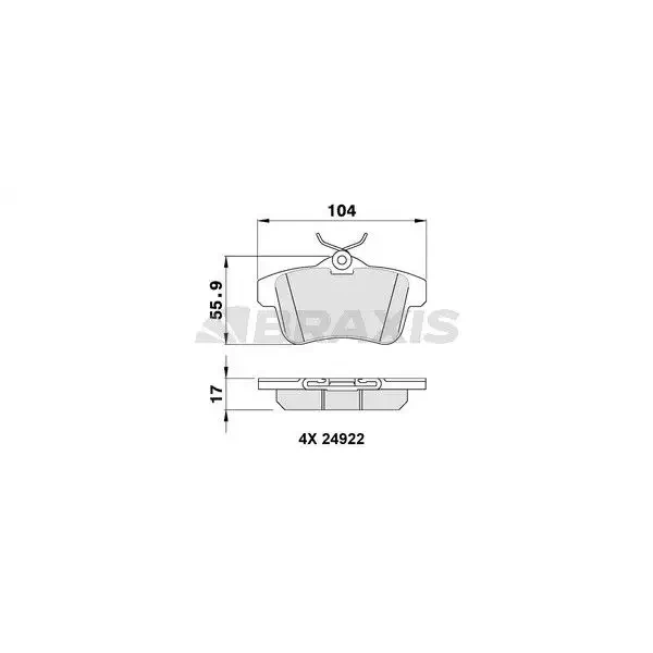 Braxis Arka Fren Balatası – AA0106