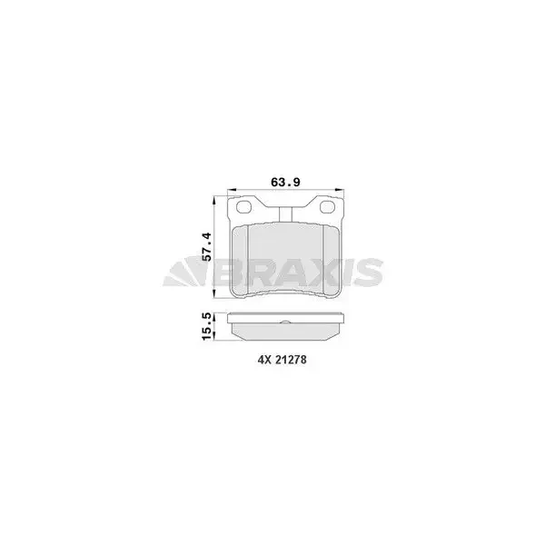 Braxis Arka Fren Balatası – AA0113