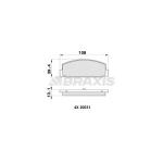 Braxis Arka Fren Balatası – AA0131
