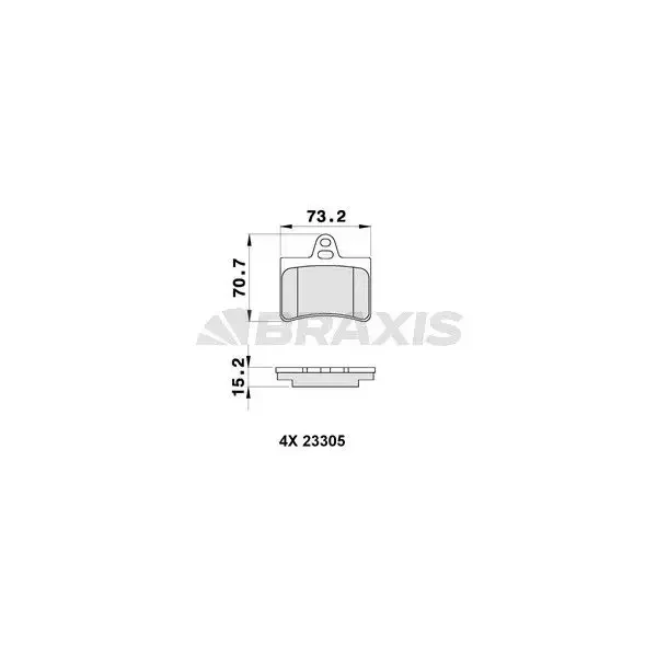 Braxis Arka Fren Balatası – AA0132