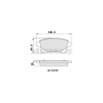 Braxis Arka Fren Balatası – AA0272 / OEM 440608061R
