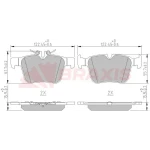 Braxis Arka Fren Balatası – AA0618 / OEM A0084201320