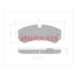 Braxis Arka Fren Balatası – AA0755