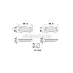 Braxis Arka Fren Balatası – AB0136