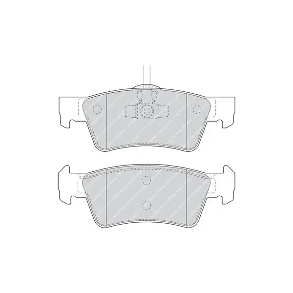 Ferodo Arka Fren Balatası – FDB1460 / OEM 7L6698451C