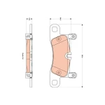 TRW Arka Fren Balatası – GDB1876 / OEM 95835293950