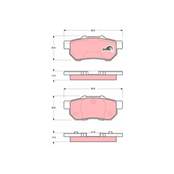 TRW Arka Fren Balatası – GDB3113