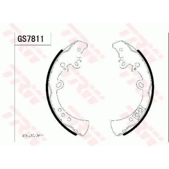 TRW Arka Fren Balatası – GS7811 / OEM 044950K070 ürün görseli