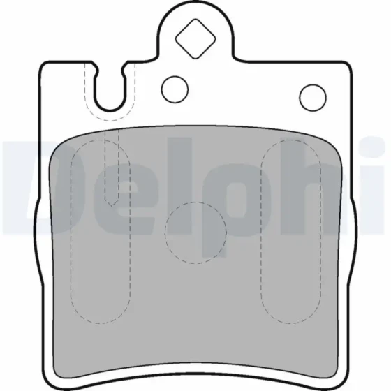 Delphi Arka Fren Balatası – LP1618 ürün görseli