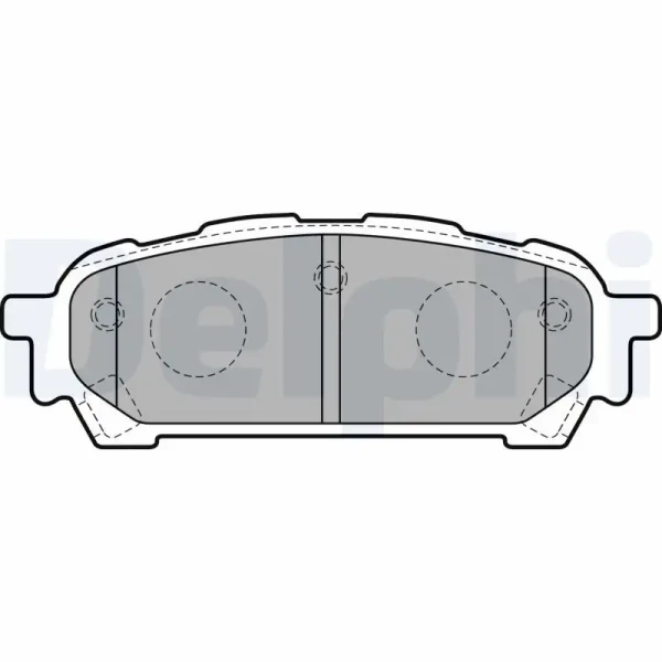 Delphi Arka Fren Balatası – LP1822 / OEM 26696FE050