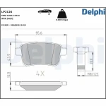 Delphi Arka Fren Balatası – LP2126