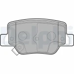 Delphi Arka Fren Balatası – LP2193 / OEM 044660F011