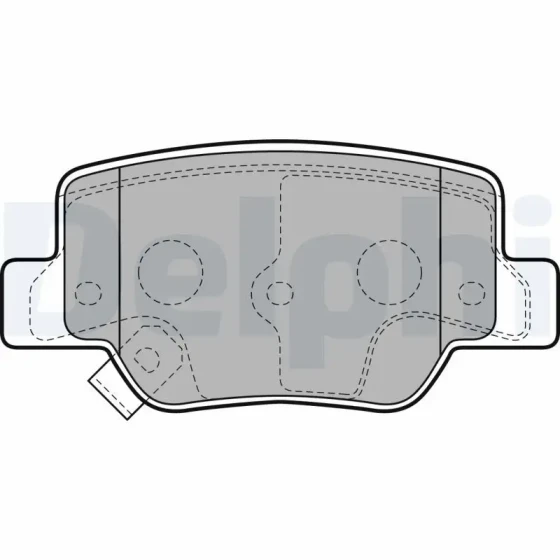 Delphi Arka Fren Balatası – LP2193 / OEM 044660F011 ürün görseli