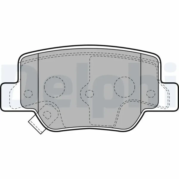 Delphi Arka Fren Balatası – LP2193 / OEM 044660F011