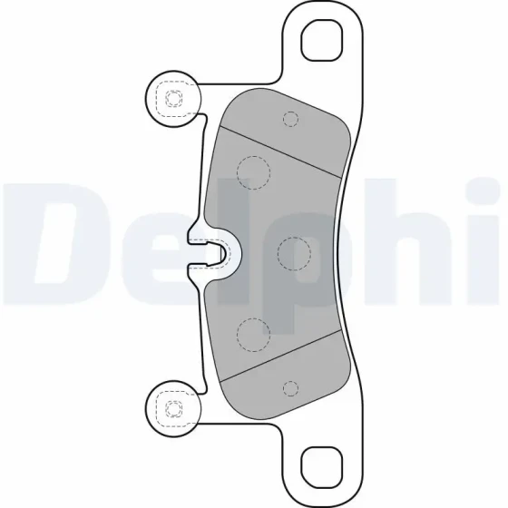 Delphi Arka Fren Balatası – LP2233 ürün görseli