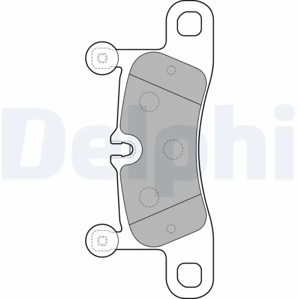 Delphi Arka Fren Balatası – LP2233