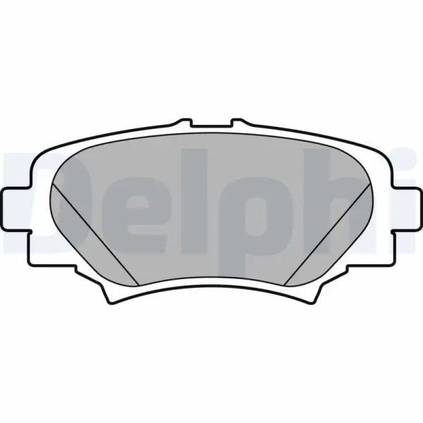 Delphi Arka Fren Balatası – LP2702 / OEM B4Y02648ZB