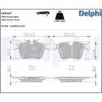 Delphi Arka Fren Balatası – LP3167