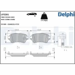 Delphi Arka Fren Balatası – LP3261