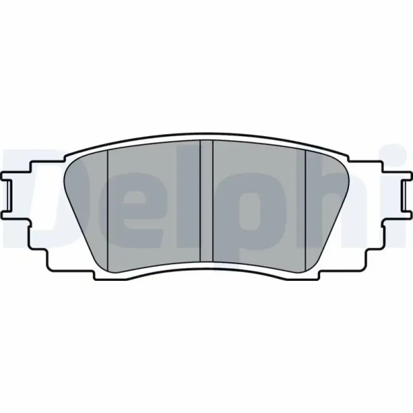 Delphi Arka Fren Balatası – LP3379 / OEM 0446610011