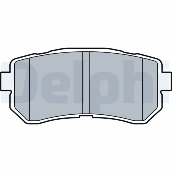 Delphi Arka Fren Balatası – LP3521 / OEM 583021JA31