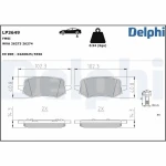 Delphi Arka Fren Balatası – LP3649