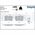 Delphi Arka Fren Balatası – LP3671