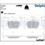 Delphi Arka Fren Balatası – LP3845 / OEM 5Q0698451AE