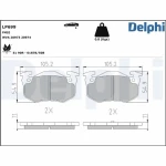 Delphi Arka Fren Balatası – LP699