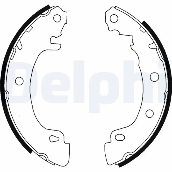 Delphi Arka Fren Balatası – LS1724 / OEM 7701207266 ürün görseli